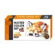 Watercolor Set of 72 Colors Solid Pigment Paints 50 Basic Colors 20 Shimmer/Metallic Colors 2 Neon Colors 1 x Water Brush 1x Portable Aluminum Case Watercolor Set of 72 Colors Solid Pigment Paints 50 Basic Colors 20 Shimmer/Metallic Colors 2 Neon Colors 1 x Water Brush 1x Portable Aluminum Case